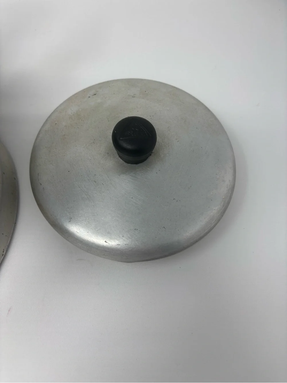 Classic vintage Aluminum Whistling Kettle with Black Handle